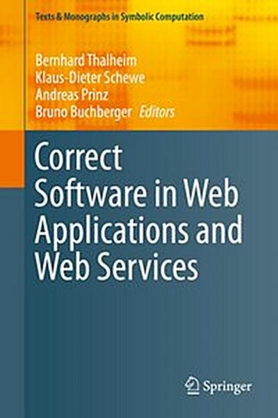 Correct Software in Web Applications and Web Services