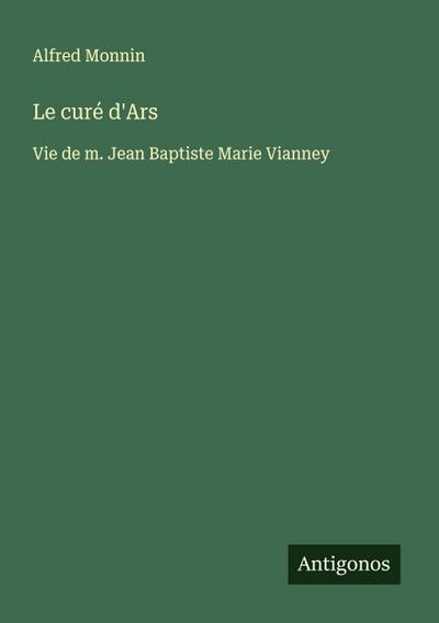 Le curé d’Ars