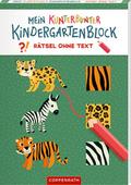 Mein kunterbunter Kindergartenblock - Wilde Tiere