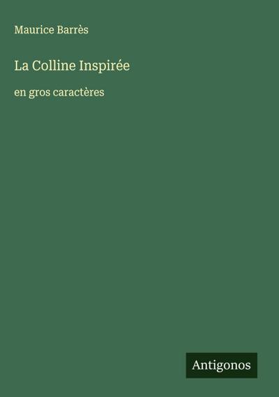 La Colline Inspirée