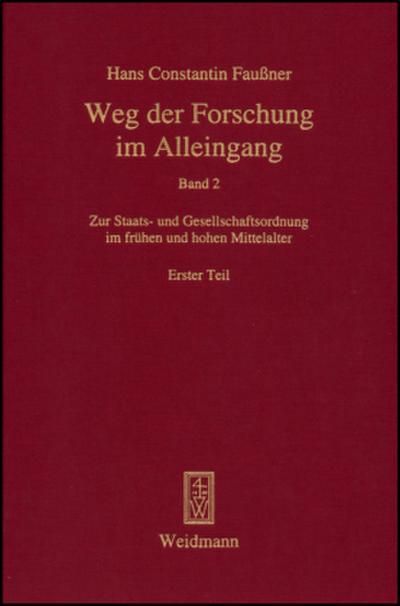 Weg der Forschung im Alleingang