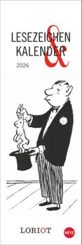 Loriot Lesezeichen & Kalender 2026