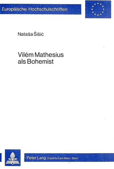 Vilem Mathesius als Bohemist