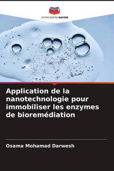 Application de la nanotechnologie pour immobiliser les enzymes de bioremédiation
