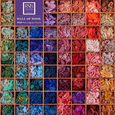 Adult Sustainable Jigsaw Puzzle: Royal School of Needlework: Wall of Wool
