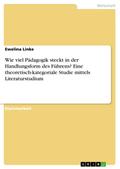 Wie viel Pädagogik steckt in der Handlungsform des Führens? Eine theoretisch-kategoriale Studie mittels Literaturstudium von Ewelina Linke | Ebook