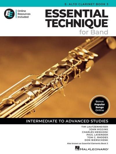 Essential Technique for Band - Eb Alto Clarinet Book 3 with Online Resources
