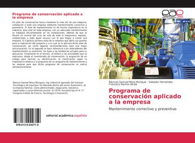 Programa de conservación aplicado a la empresa