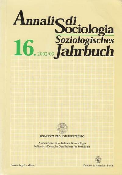 Annali di Sociologia - Soziologisches Jahrbuch.