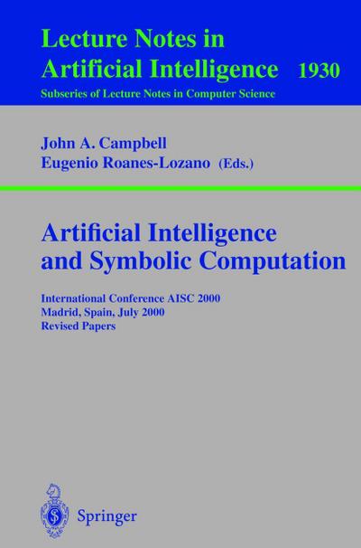 Artificial Intelligence and Symbolic Computation