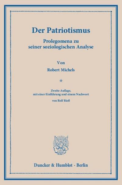 Der Patriotismus.