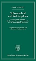 Volksentscheid und Volksbegehren.