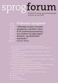 Profession sproglærer