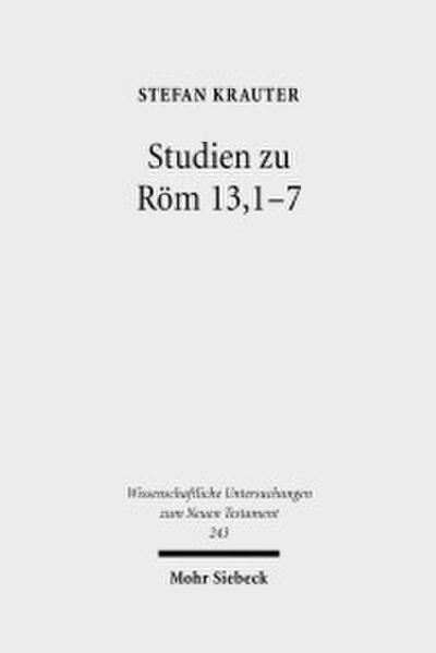 Studien zu Röm 13,1-7