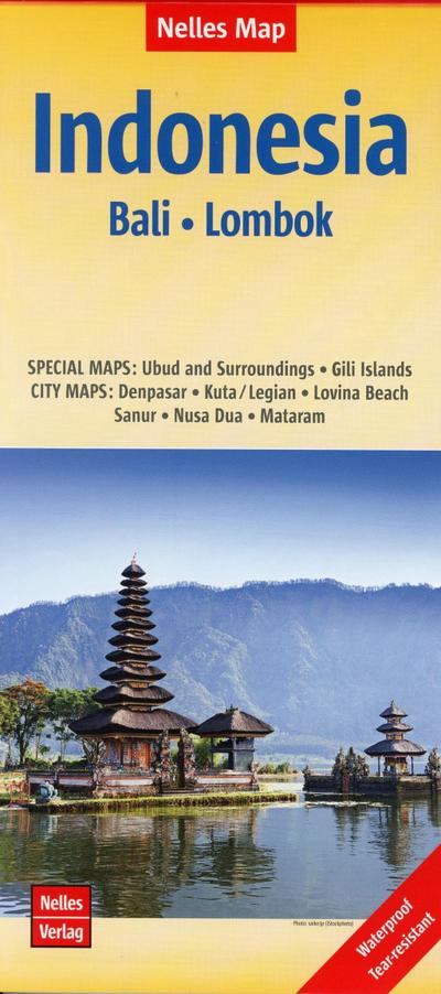 Nelles Map Landkarte Indonesia : Bali, Lombok