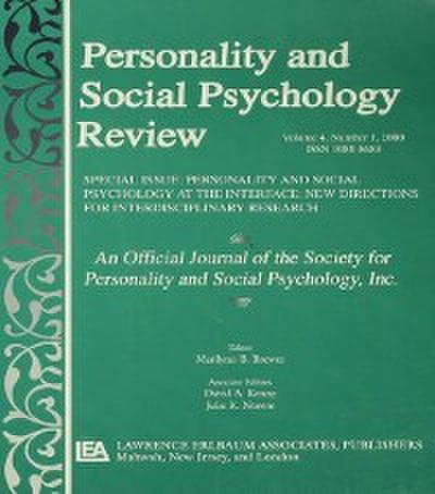 Personality and Social Psychology at the Interface