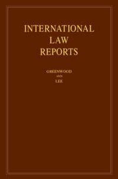International Law Reports: Volume 195