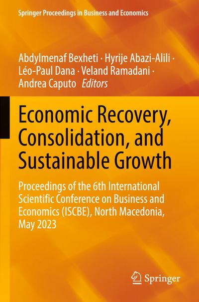 Economic Recovery, Consolidation, and Sustainable Growth