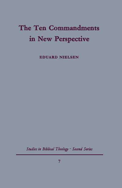 The Ten Commandments in New Perspective