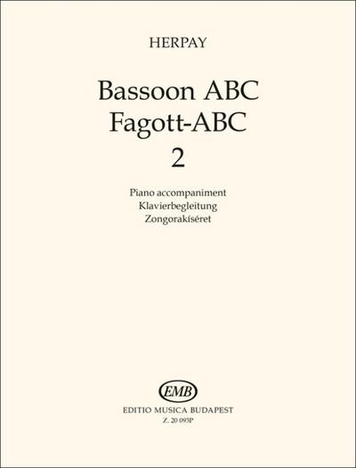 Bassoon ABC 2 Piano accompaniment