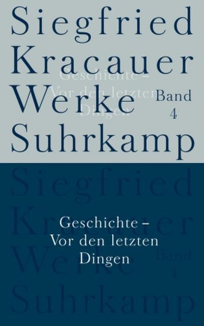 Werke Geschichte - Vor den letzten Dingen