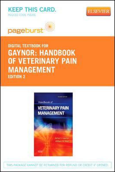 Handbook of Veterinary Pain Management - Elsevier eBook on Vitalsource (Retail Access Card)