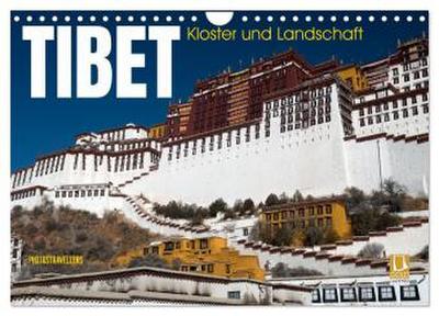 Tibet - Kloster und Landschaft (Wandkalender 2026 DIN A4 quer), CALVENDO Monatskalender