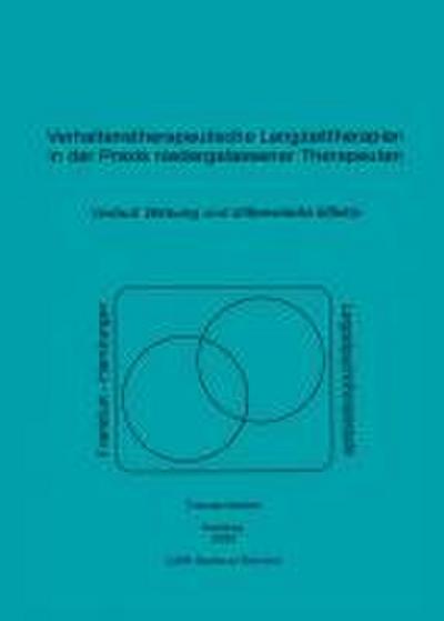 Verhaltenstherapeutische Langzeittherapien in der Praxis niedergelassener Therapeuten