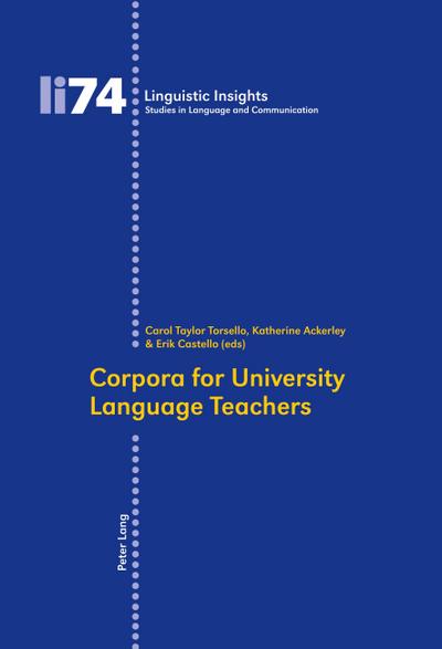 Corpora for University Language Teachers