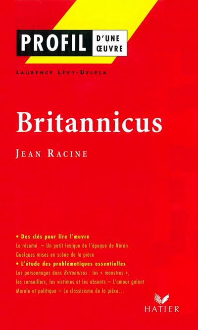 Profil - Racine (Jean) : Britannicus