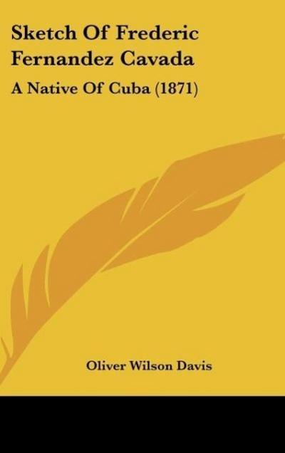 Sketch Of Frederic Fernandez Cavada