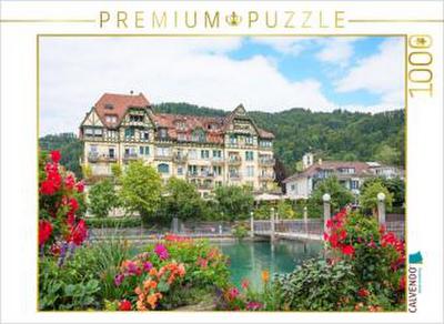 CALVENDO Puzzle Göttibachsteg an der Aare in Thun | 1000 Teile Lege-Größe 64x48cm Foto-Puzzle für glückliche Stunden