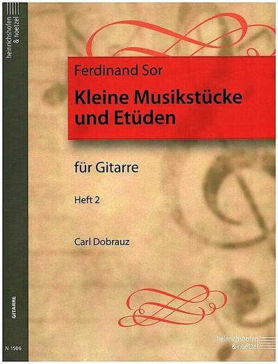 Kleine Musikstücke und Etüden Band 2für Gitarre