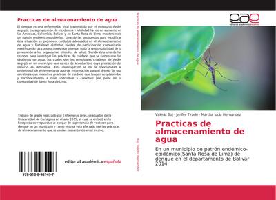 Practicas de almacenamiento de agua