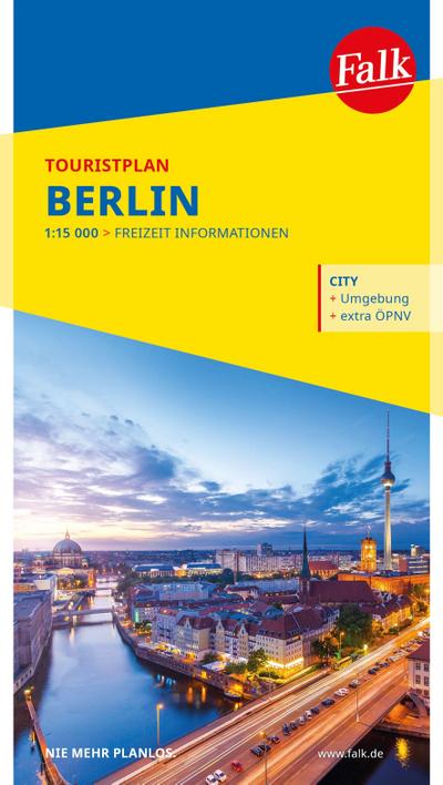 Falk Touristplan Berlin 1:15.000