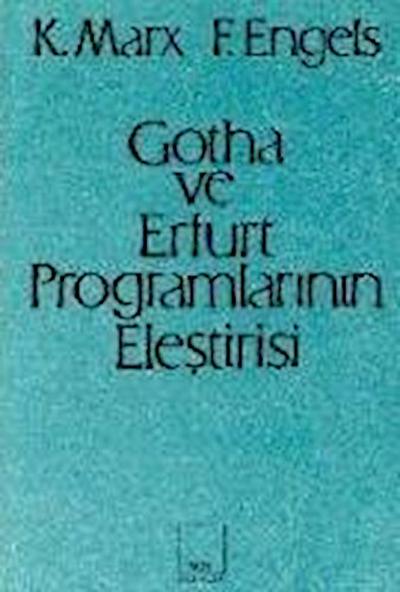 Gotha ve Erfurt Programlarinin Elestirisi