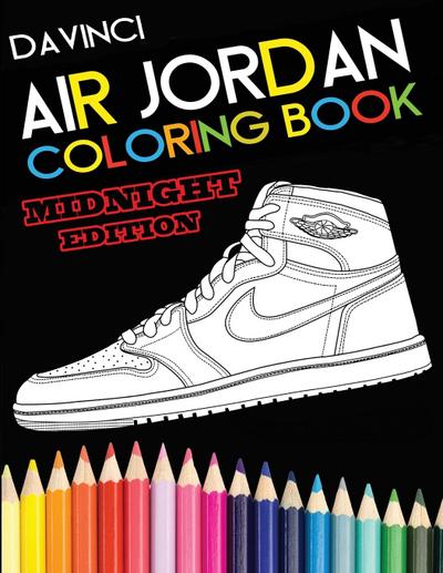 Air Jordan Coloring Book Midnight Edition