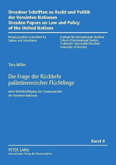 Die Frage der Rückkehr palästinensischer Flüchtlinge