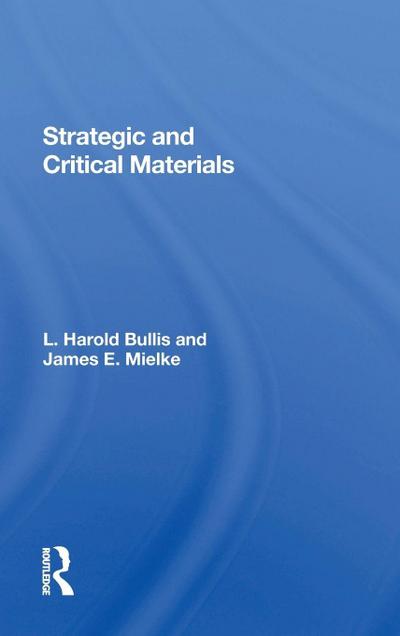 Strategic And Critical Materials