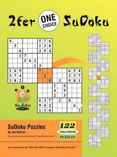 2fer ’One Choice’ Sudoku