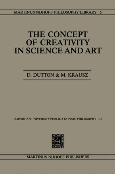 The Concept of Creativity in Science and Art