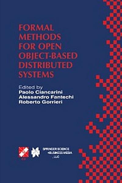Formal Methods for Open Object-Based Distributed Systems