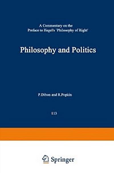 Philosophy and Politics