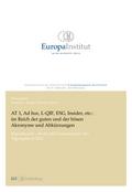 AT 1, Ad hoc, L-QIF, ESG, Insider, etc.: im Reich der guten und der bösen Akronyme und Abku¿rzungen