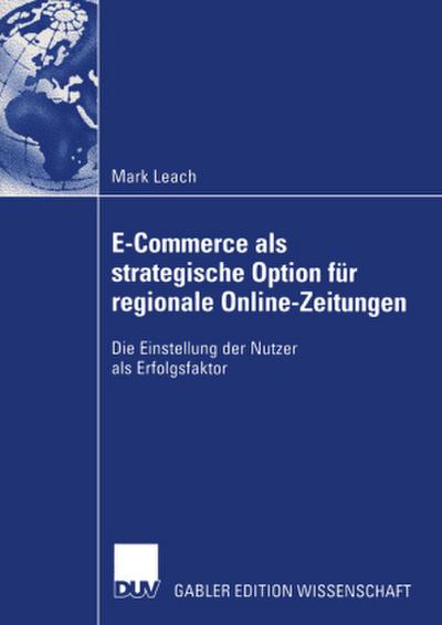 E-Commerce als strategische Option für regionale Online-Zeitungen