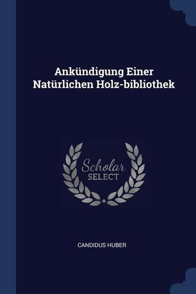 Ankündigung Einer Natürlichen Holz-bibliothek