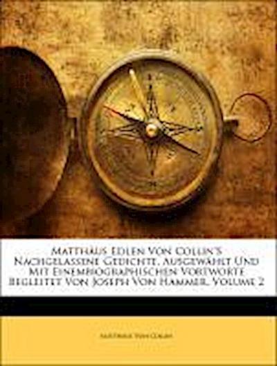 Von Collin, M: GER-MATTHUS EDLEN VON COLLINS