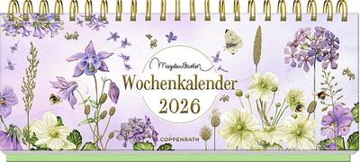 Wochenkalender violett 2026