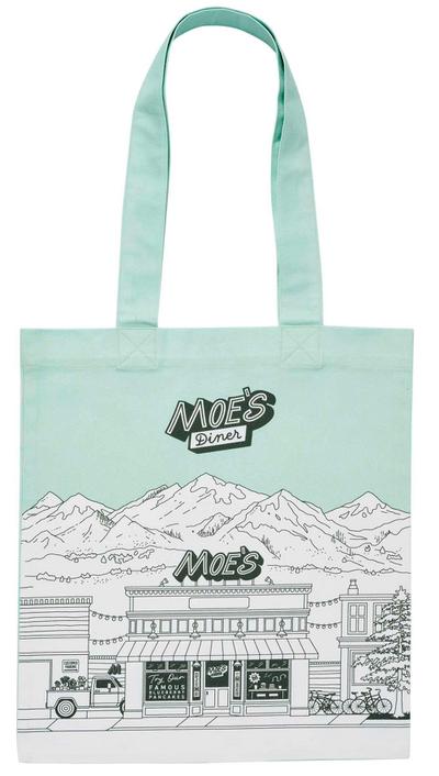 Main Street Tote Bag »Green Valley Moe’s Diner«