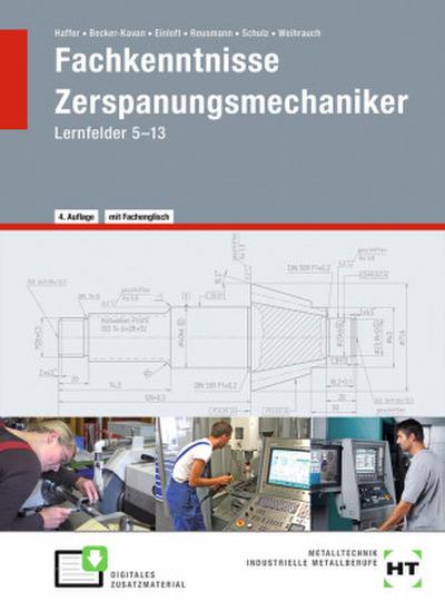 eBook inside: Buch und eBook Fachkenntnisse Zerspanungsmechaniker, m. 1 Buch
